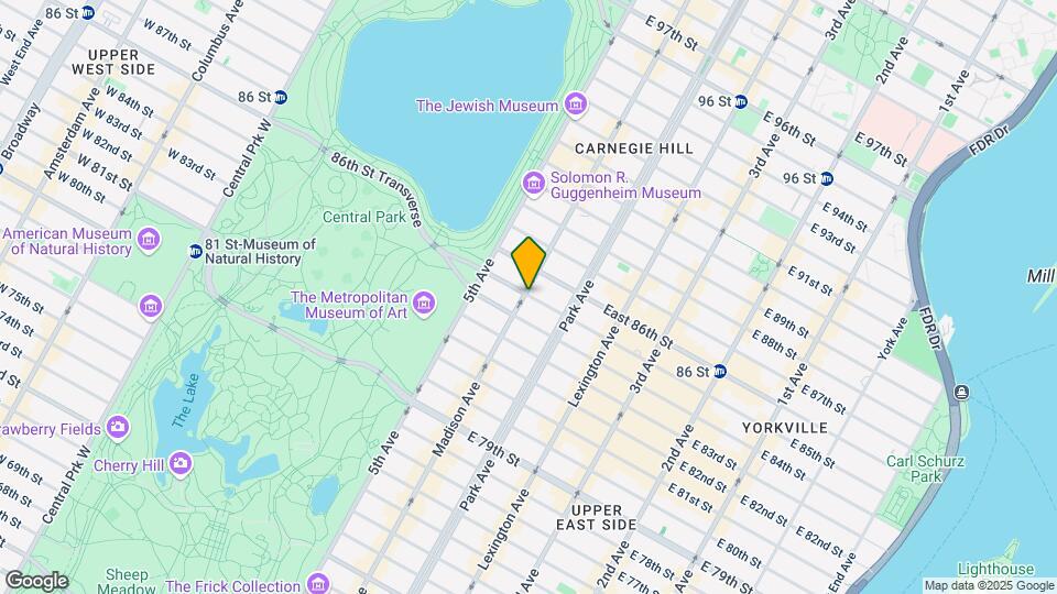 45 E 85th St Corp Mapa y Detalles de la Ubicación
