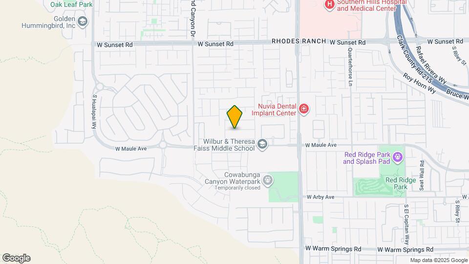 9645 Bandera Creek Ave Map and Location Details