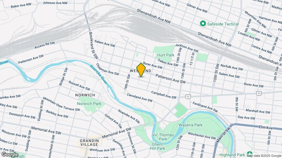 1625 Chapman Ave SW Map and Location Details