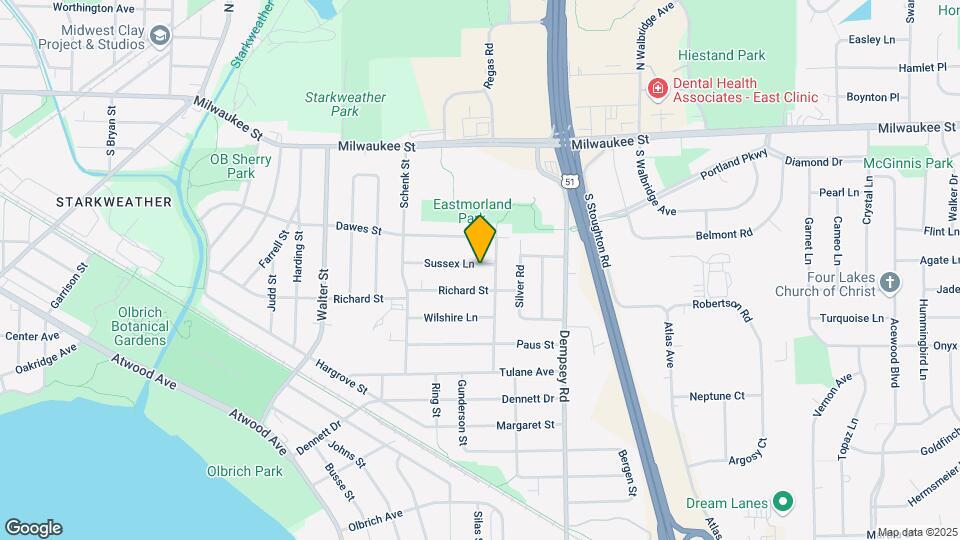 3725 Sussex Ln Map and Location Details