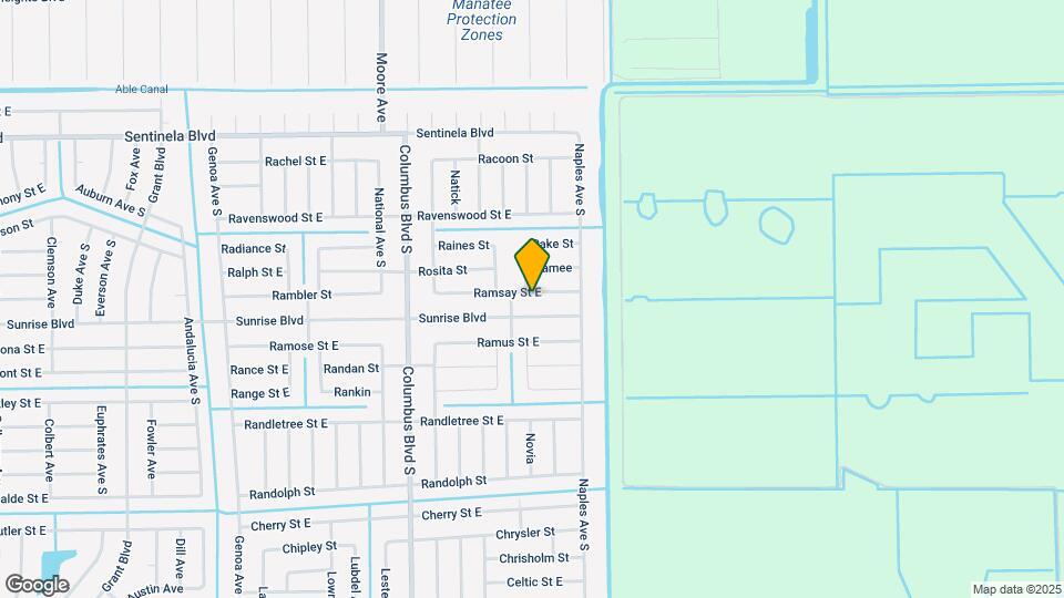 1236 Ramsay St E Map and Location Details