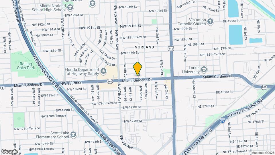 551 NW 183rd St Map and Location Details