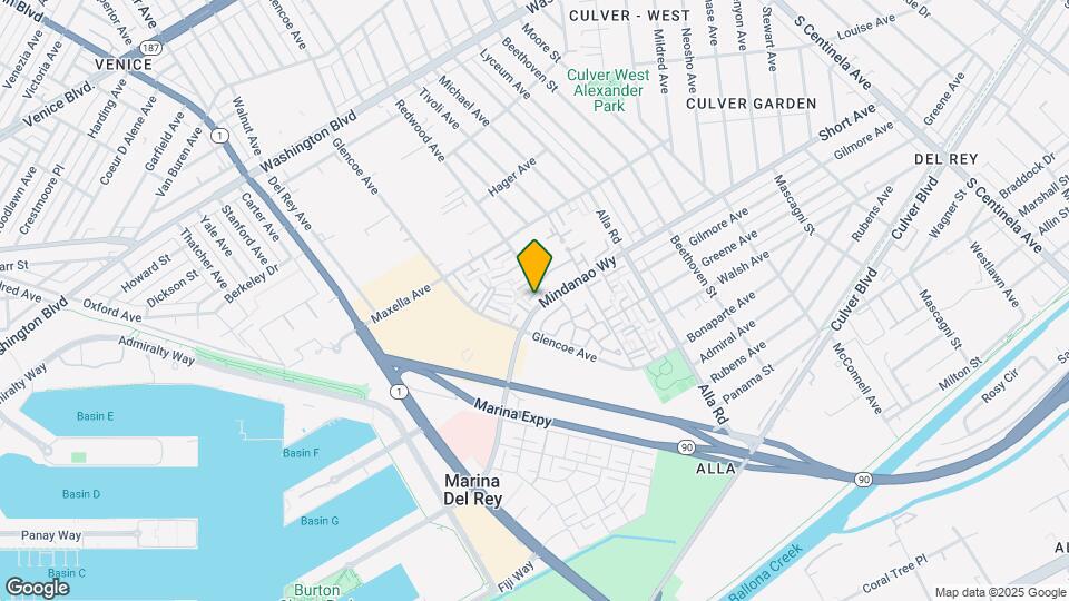 13107 Mindanao Wy Map and Location Details