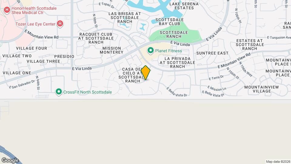 10077 E Calle De Cielo Cir Mapa y Detalles de la Ubicación