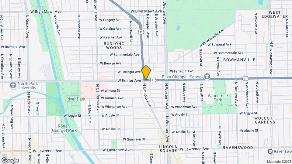 5153-5159 N Lincoln Ave Map and Location Details