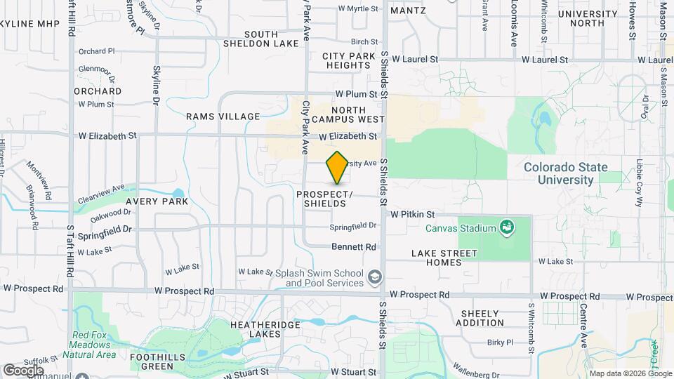 1224 Westward Dr Map and Location Details