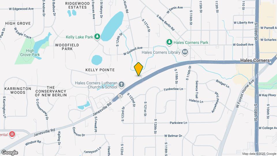 12200 W Janesville Rd Map and Location Details