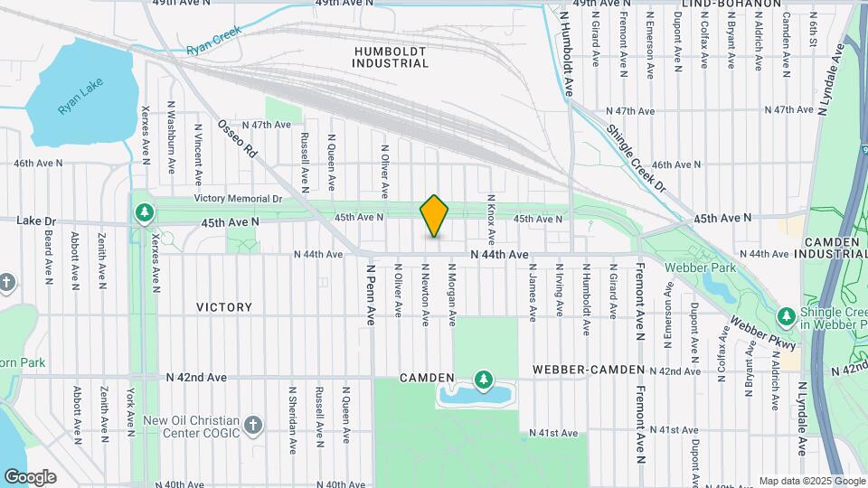 4405 N Morgan Ave Map and Location Details