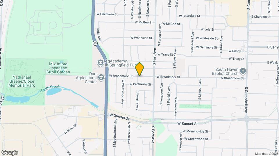 2400 S Nettleton Ave Map and Location Details