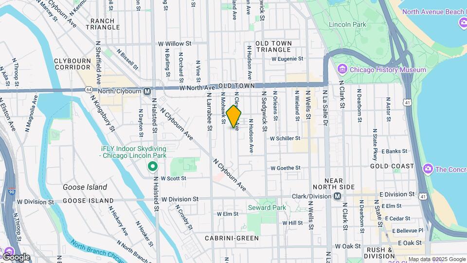 1416 N Cleveland Ave Map and Location Details