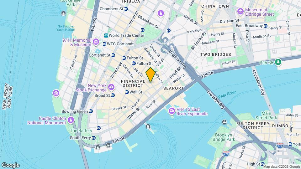 116 John St Mapa y Detalles de la Ubicación