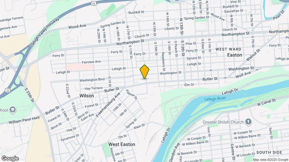 1603 Butler St Map and Location Details