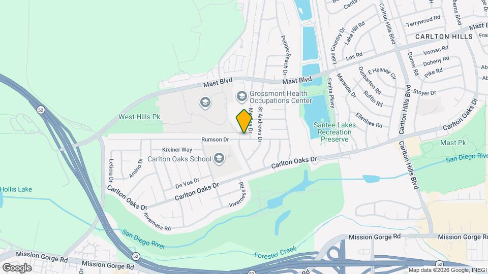 8714 Rumson Dr Map and Location Details