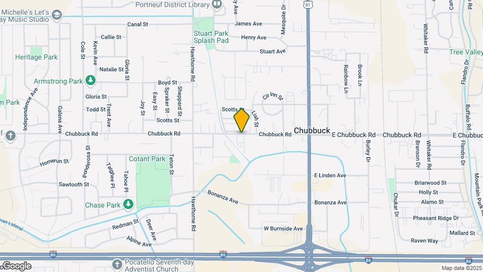 311 W Chubbuck Rd Mapa y Detalles de la Ubicación