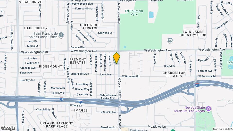 521 N Decatur Blvd Mapa y Detalles de la Ubicación