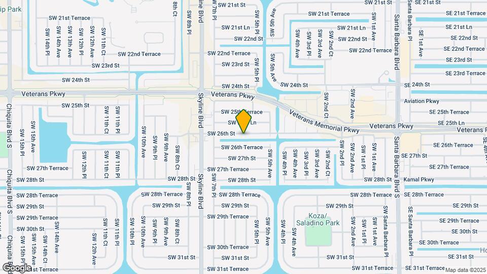 604 SW 26th St Map and Location Details