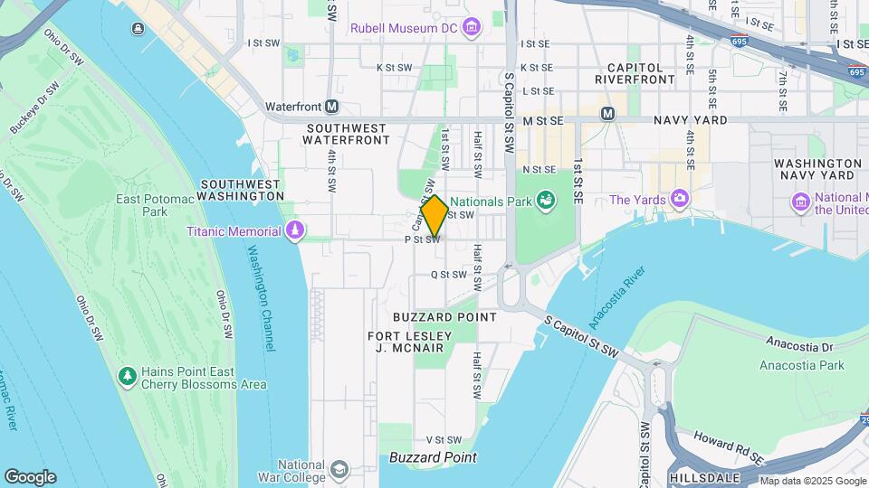 110 P St SW Map and Location Details