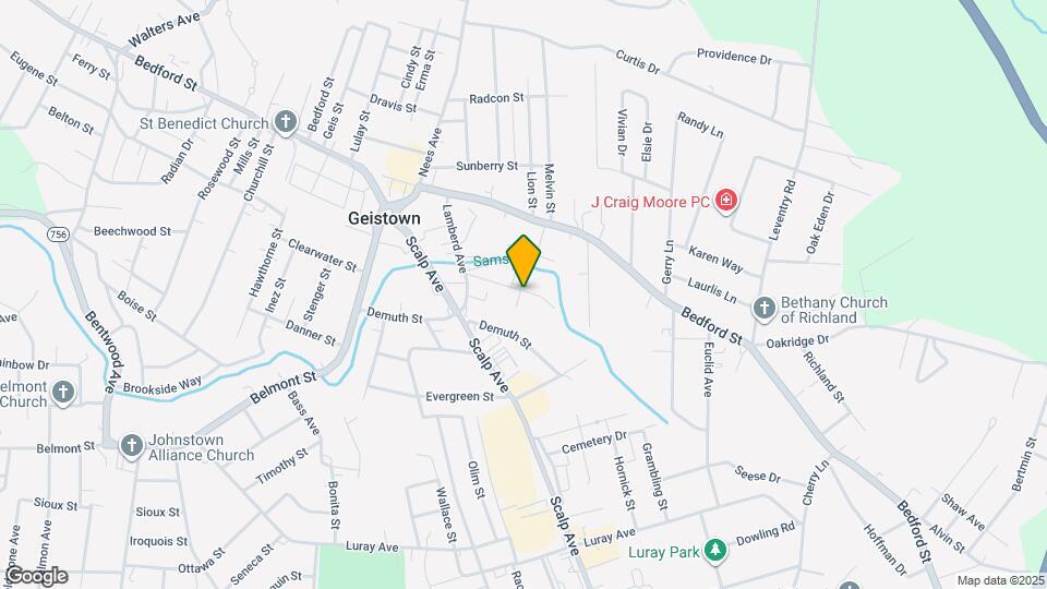 722 E Oakmont Blvd Map and Location Details