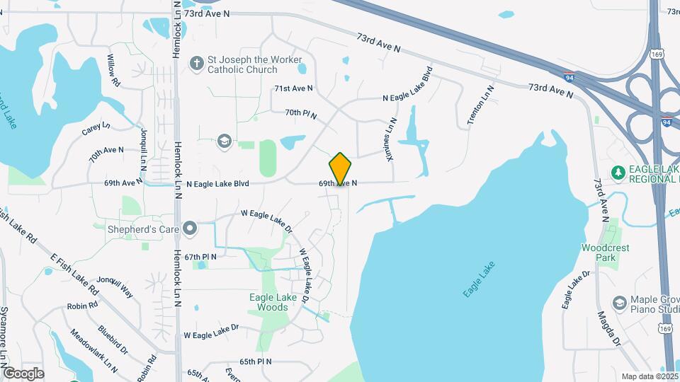 481 W Eagle Lake Dr Map and Location Details