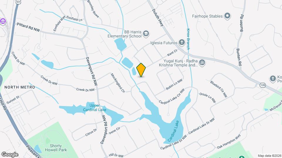 2966 Cardinal Lake Cir NW Map and Location Details