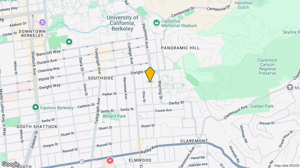 2534 Piedmont Ave Mapa y Detalles de la Ubicación