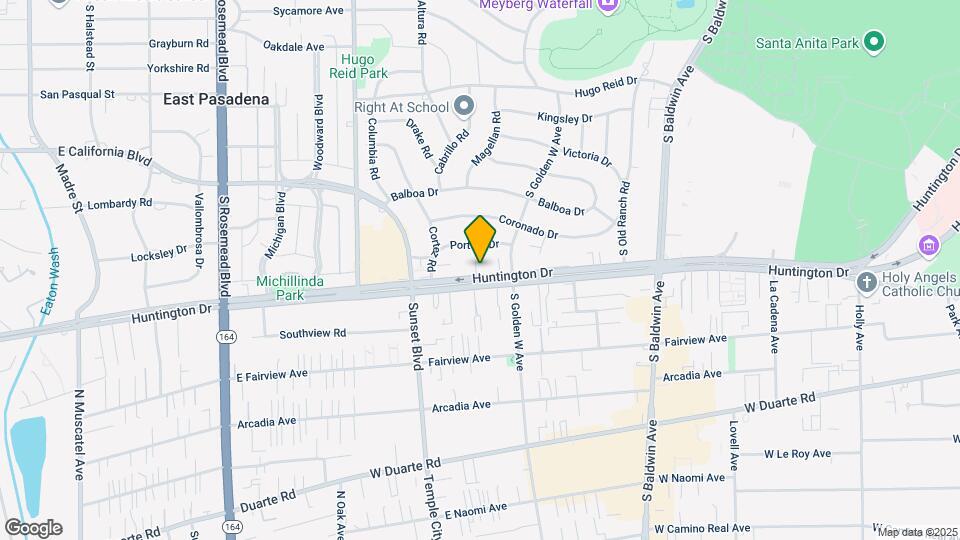 933 W Huntington Dr Map and Location Details