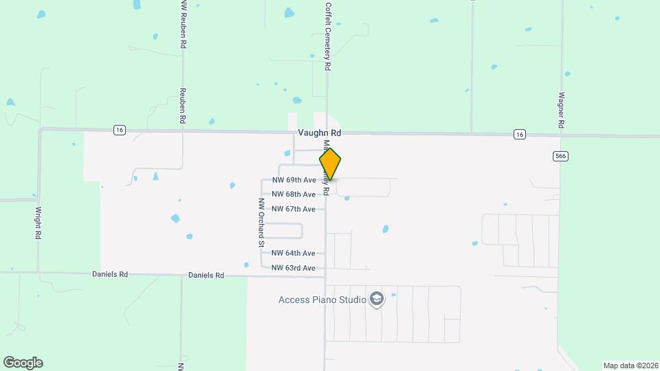 6813 NW Toby St Map and Location Details