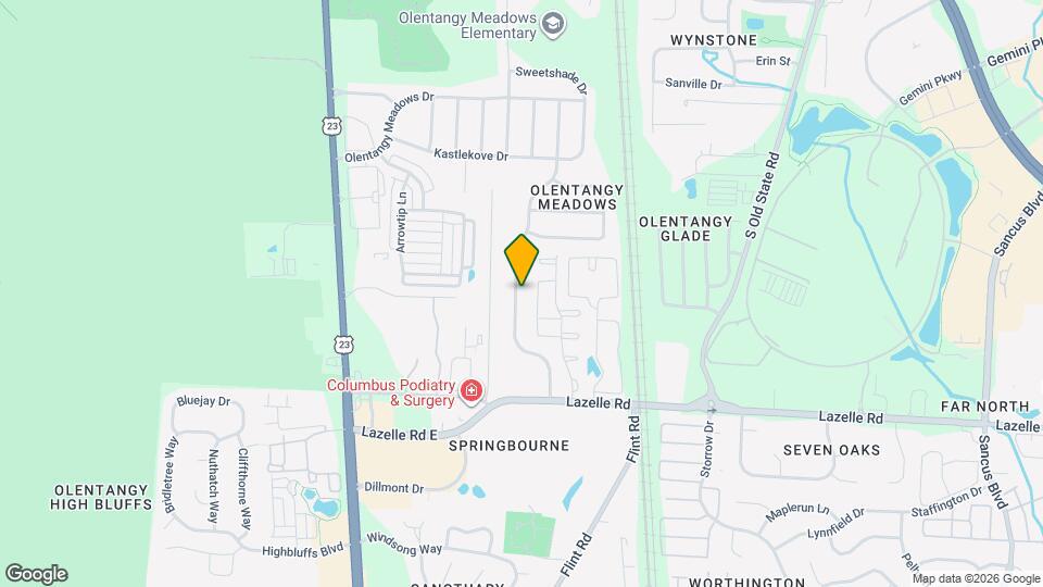 8620 Olenbrook Dr Map and Location Details