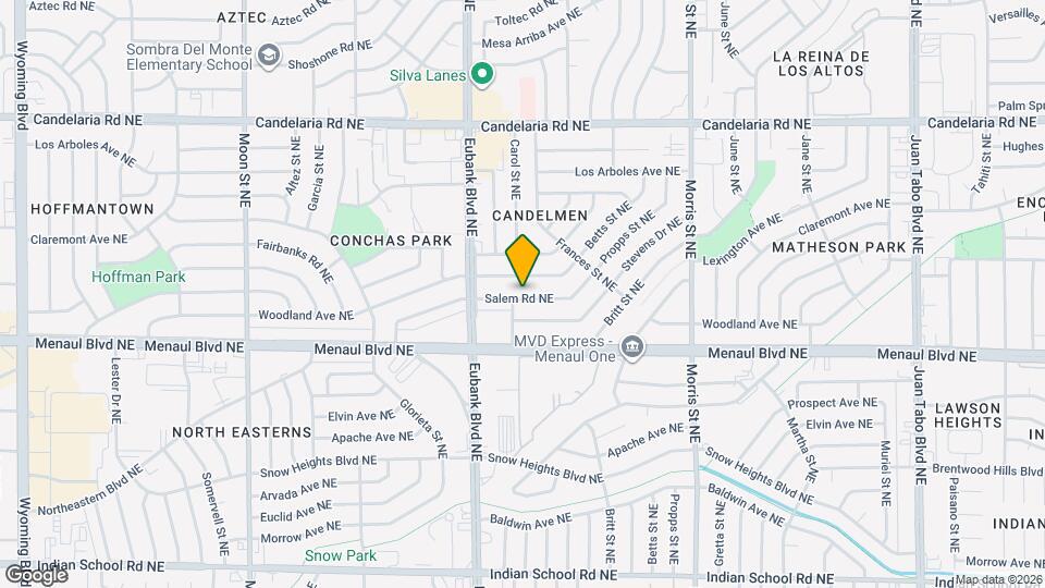 9805 Salem Rd NE Map and Location Details