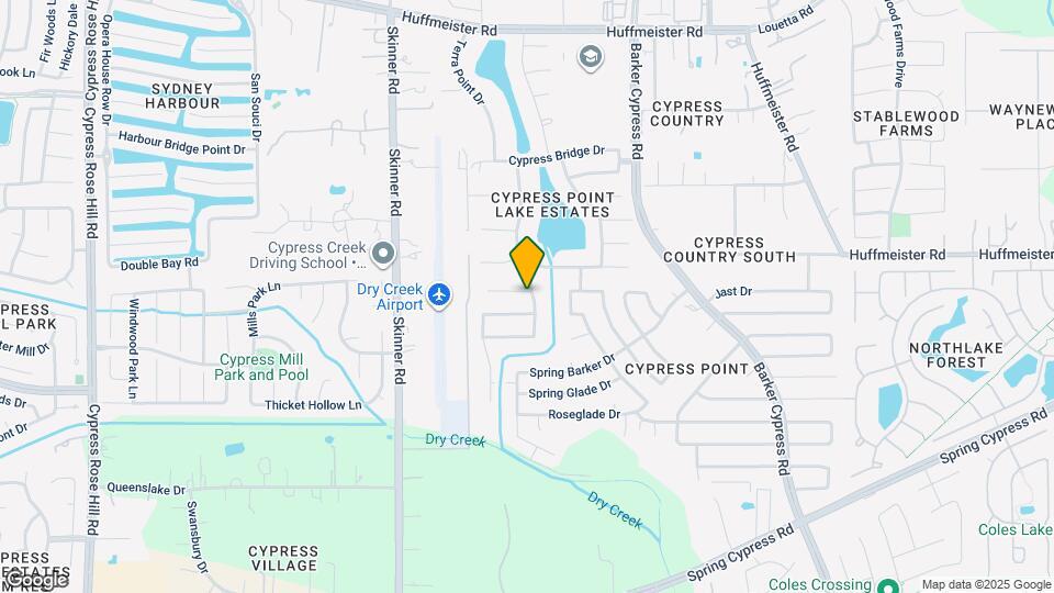 16703 Summer Cypress Ct Map and Location Details