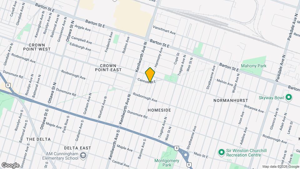 168 Garside Ave N Map and Location Details