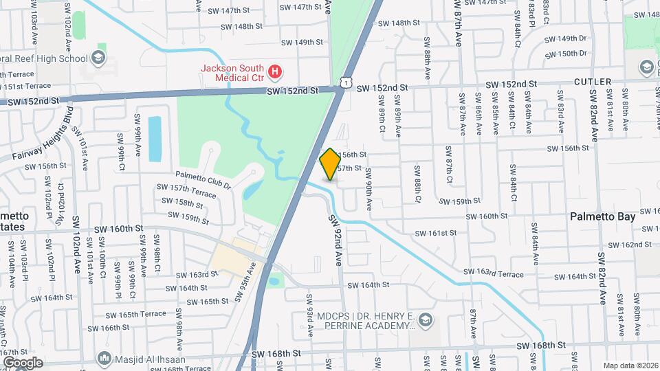 15800 SW 92nd Ave Mapa y Detalles de la Ubicación