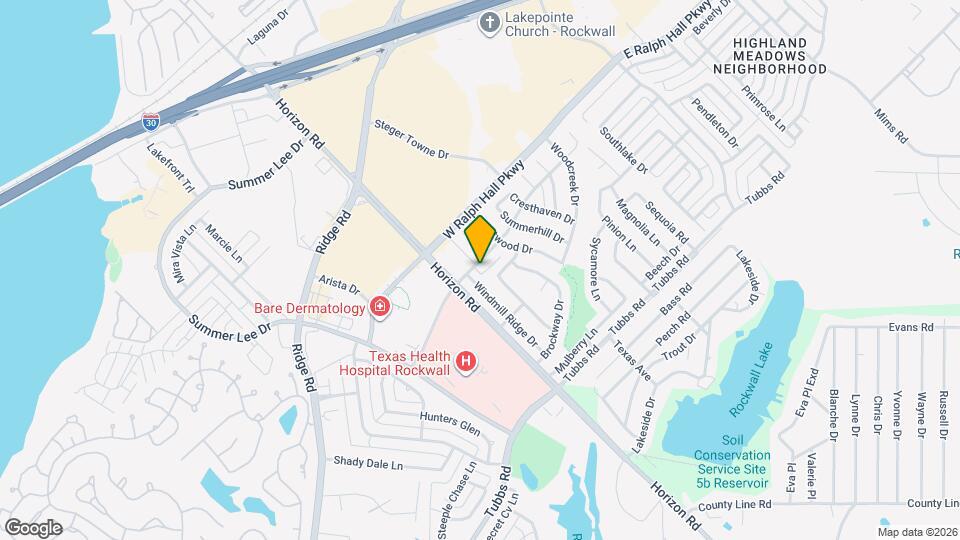 226 Rockwall Pkwy Map and Location Details