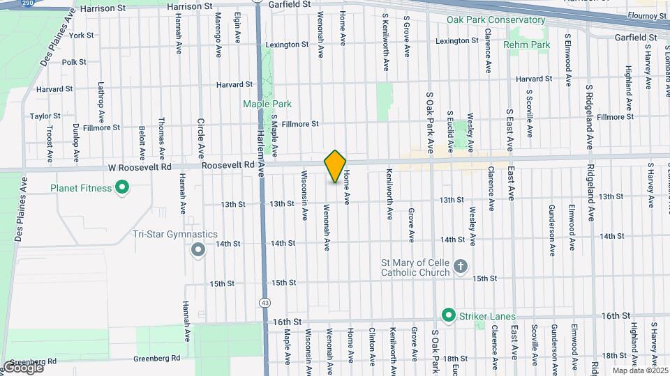 1229 Wenonah Ave Mapa y Detalles de la Ubicación
