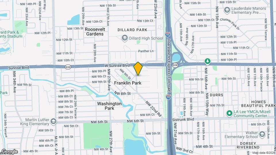 918 NW 24th Ave Map and Location Details