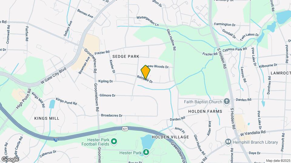 3837 Raintree Dr Map and Location Details