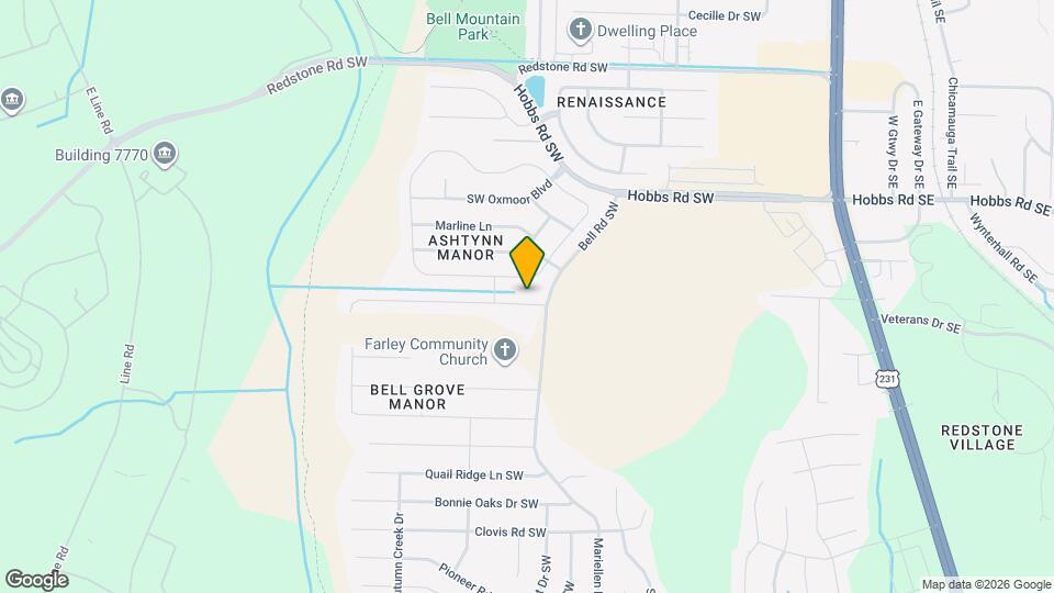 2604 Ashtynn Pl SW Map and Location Details