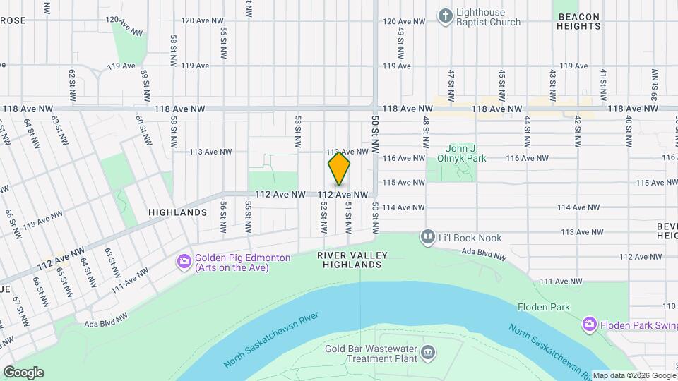 5106 112 Ave NW Map and Location Details