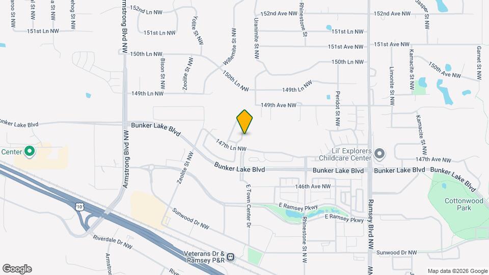 14807 Willemite St NW Mapa y Detalles de la Ubicación