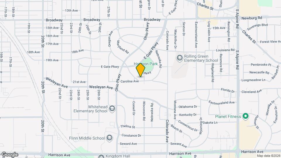 3318 Carolina Ave Map and Location Details