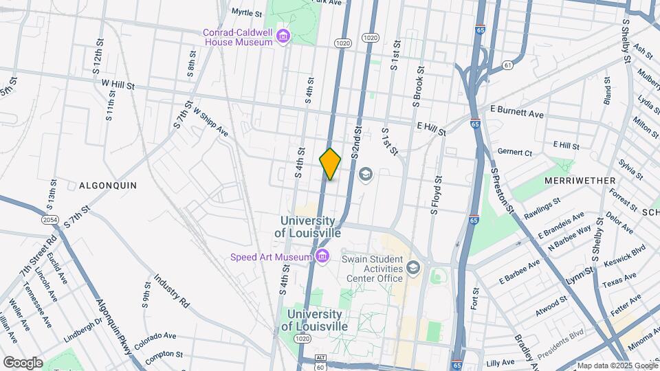 1725 S 3rd St Map and Location Details