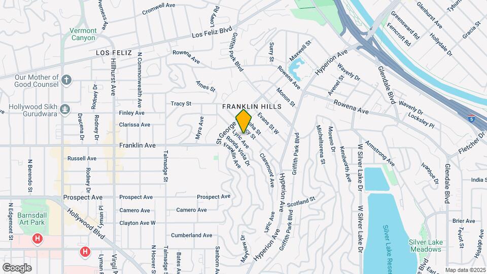 2464 Lyric Ave Map and Location Details