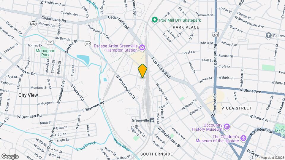 1103 Hampton Ave Ext Map and Location Details