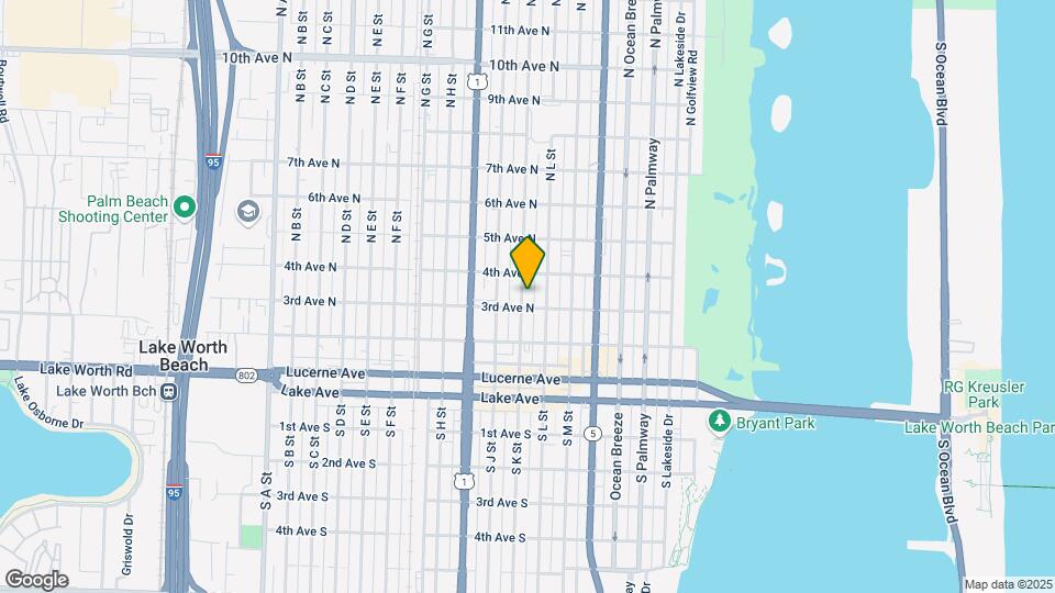 312 N K St Map and Location Details