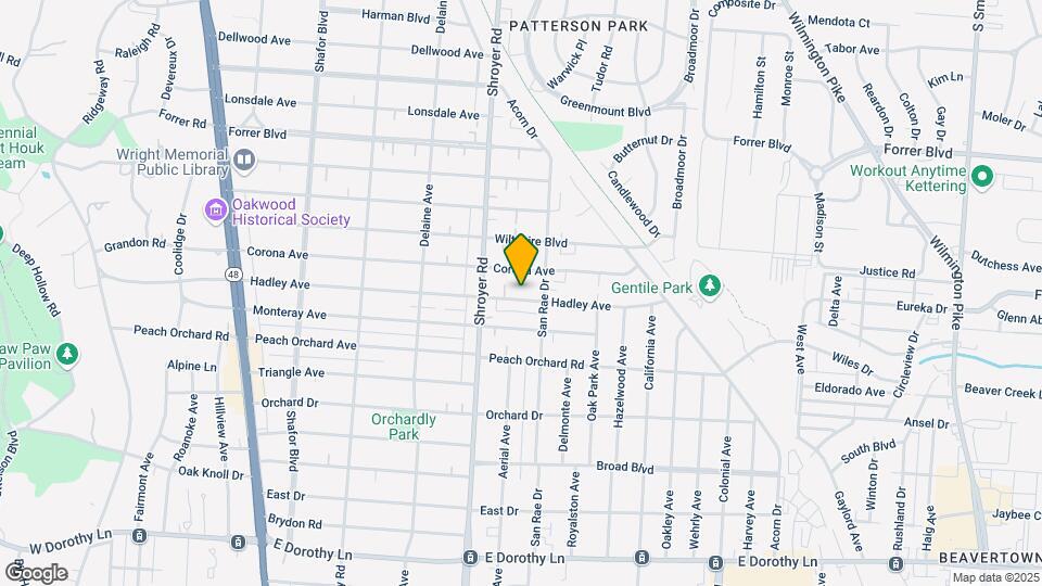 539 Hadley Ave Map and Location Details