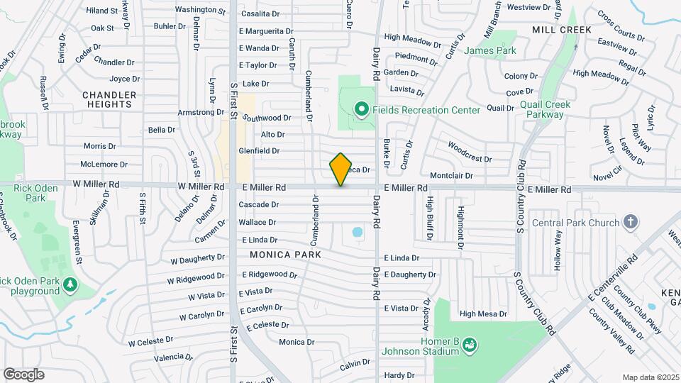 605 E Miller Rd Map and Location Details