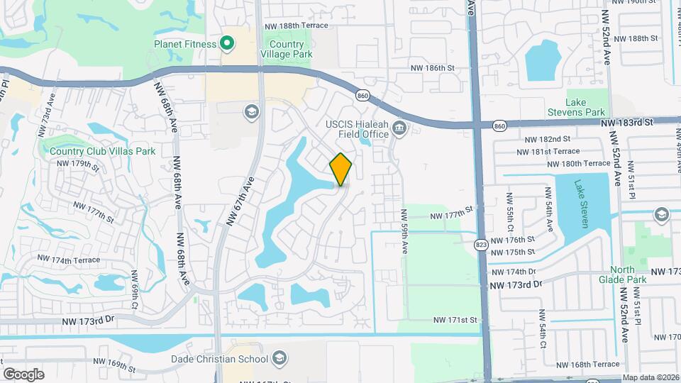17843 NW 63rd Ct Map and Location Details