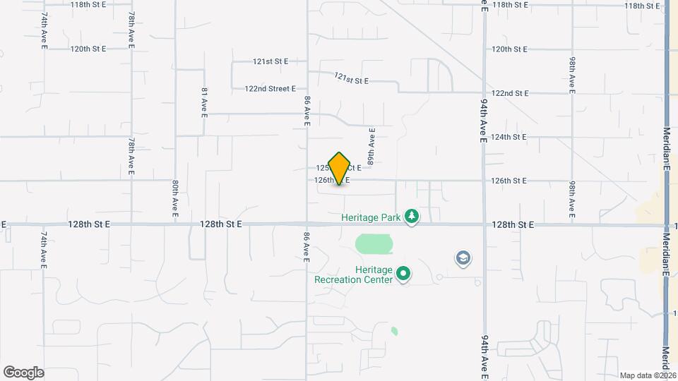 8715 126th St Ct E Map and Location Details