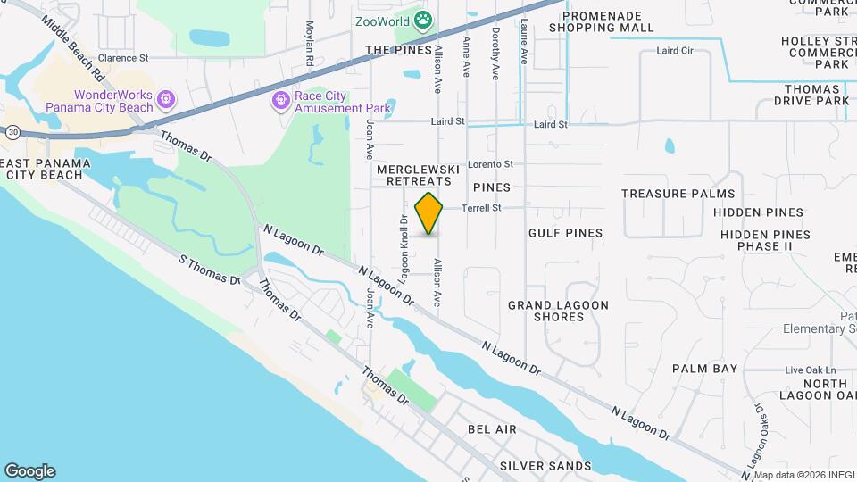 9009 Banyan Beach Dr Map and Location Details