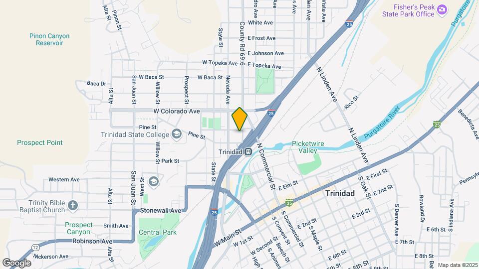 627 Arizona Ave Map and Location Details